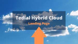 Tedial Hybrid Cloud Landing page